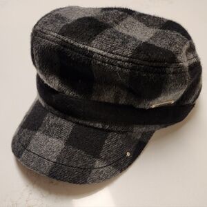 Calvin Klein Hat Woman's Cabbie Newsboy Gatsby Style Wool Blend  Cap